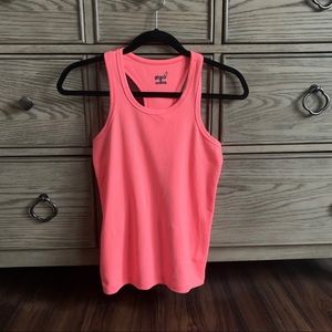 Pheel Breathe Tank Top Coral Fluorescent XS